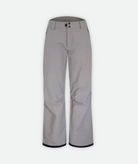 Youth snow pants in a gray color on a white background