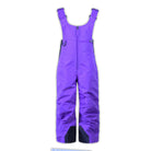 purple kids sized bibs on a white background