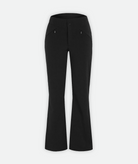 A pair of black Softshell ski Pants on a white background 